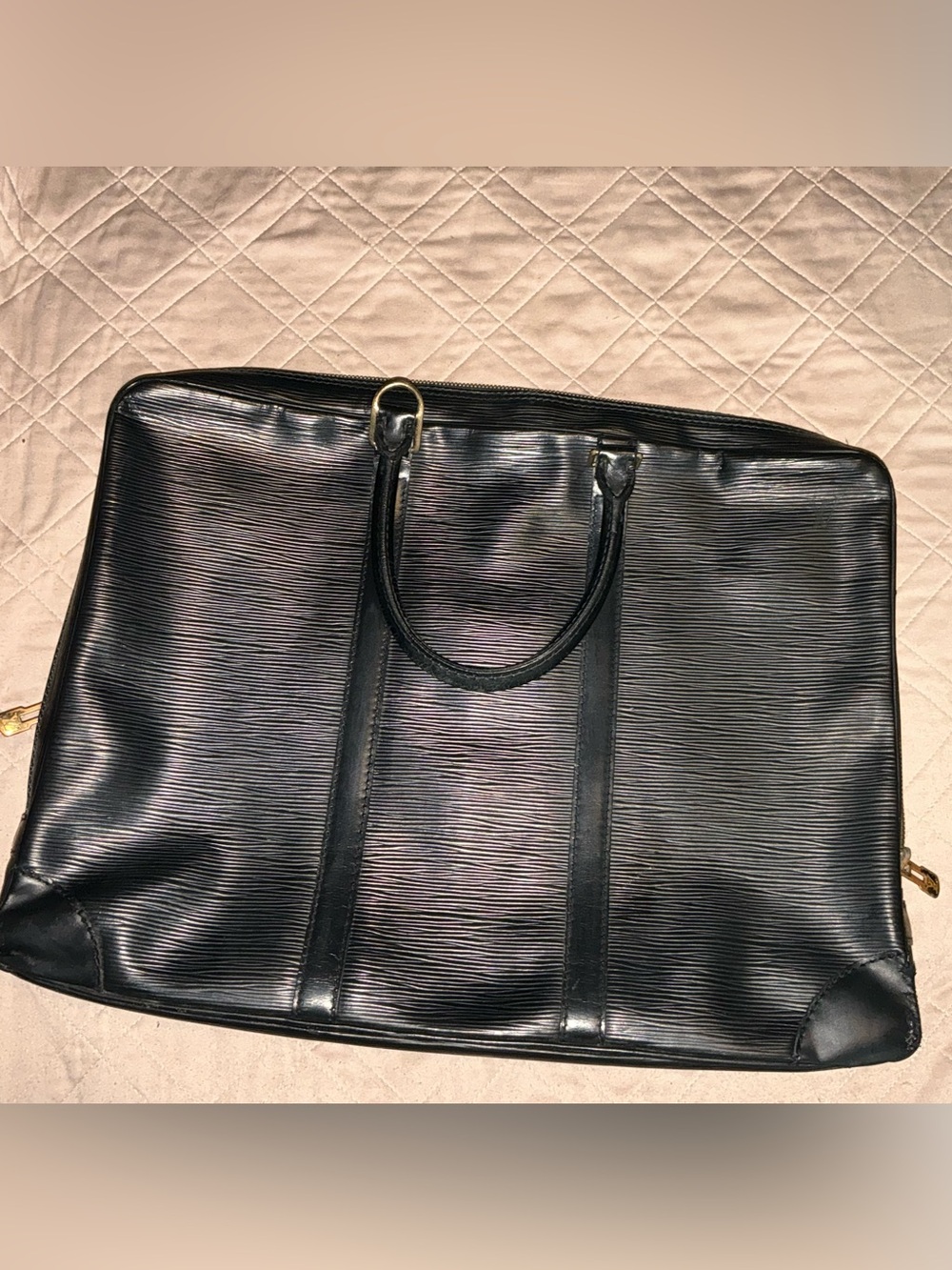Louis Vuitton Porte-Documents Briefcase – Black Epi Leather | Vintage 👀 - Picture 10 of 15
